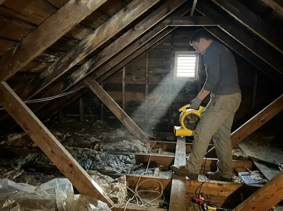 attic-water-damage-drying-proc-007 — frequently asked questions, Emergency Water Extraction & 24/7 Flood Response in Petersb…
